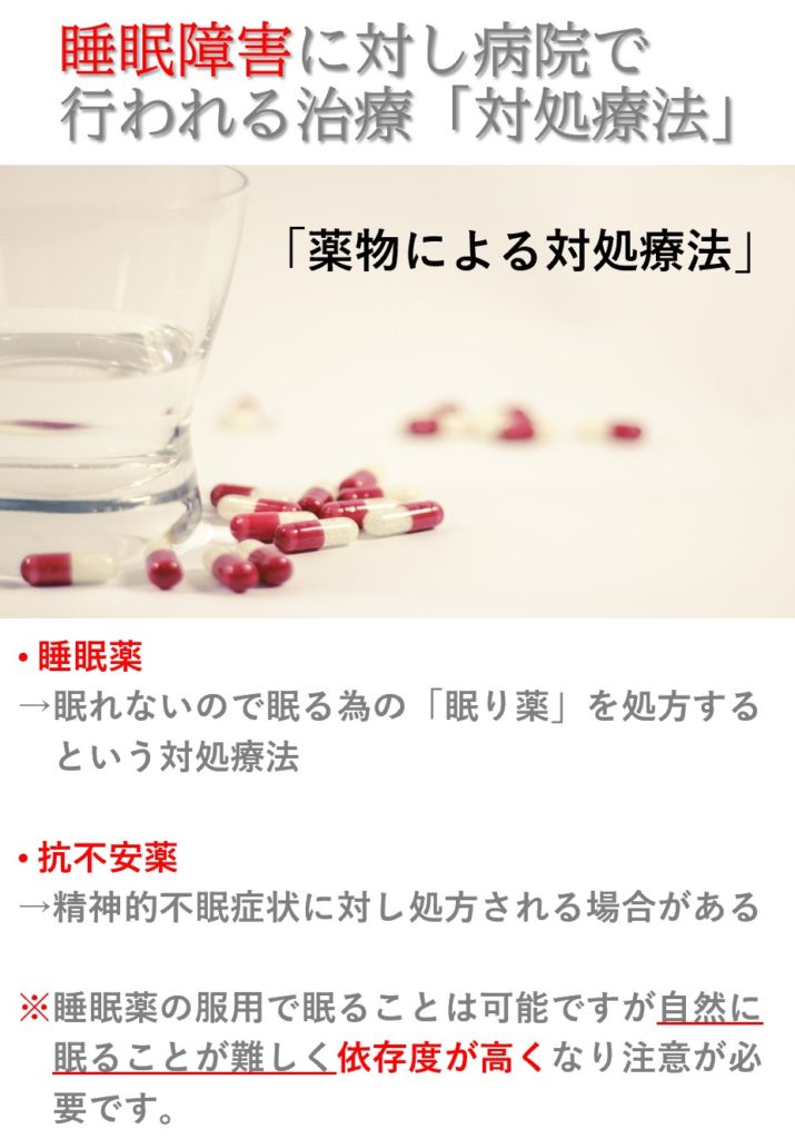 不眠に対する病院の対処療法